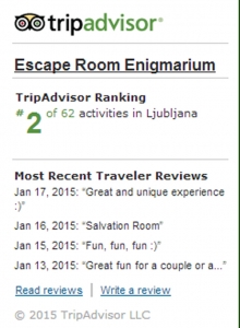 escape room trip advisor