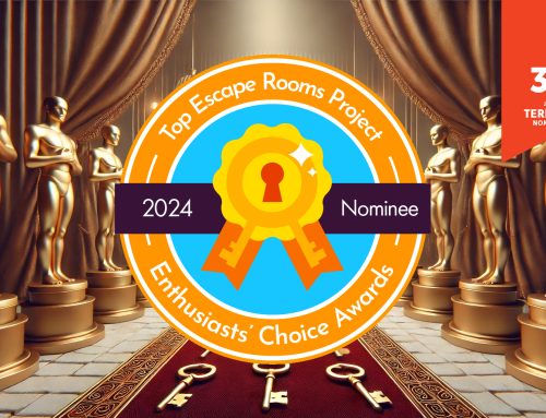 Woohoo! A whopping three nominations for the list of the world’s best escape games: TERPECA 2024